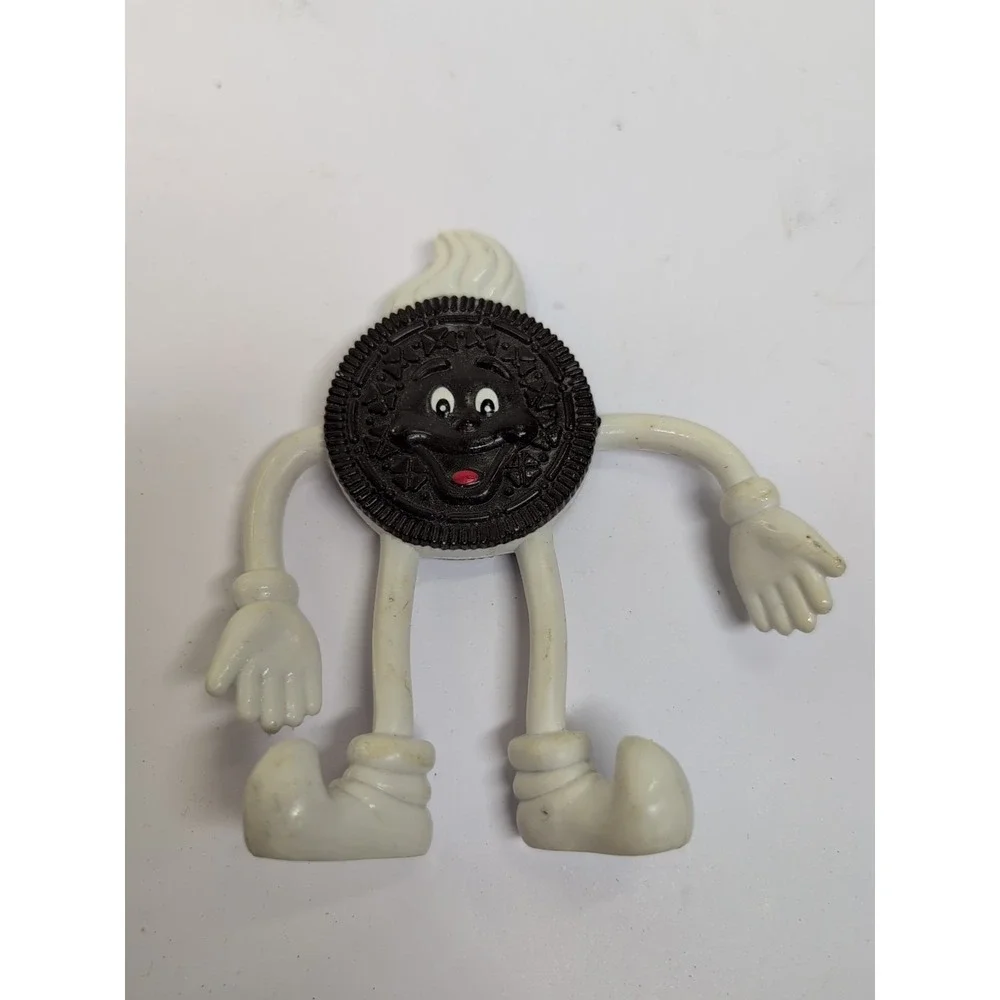 Vtg Nabisco Oreo Cookie Bendy Advertisement‎ Toy Figure Dairy Queen Give Away